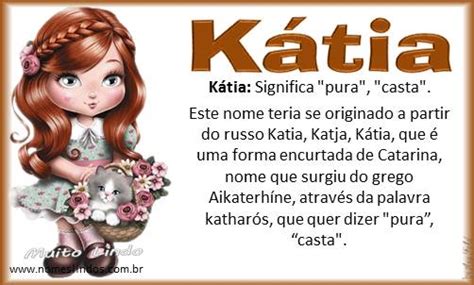 Muito Lindo Significado De Nomes K Tia