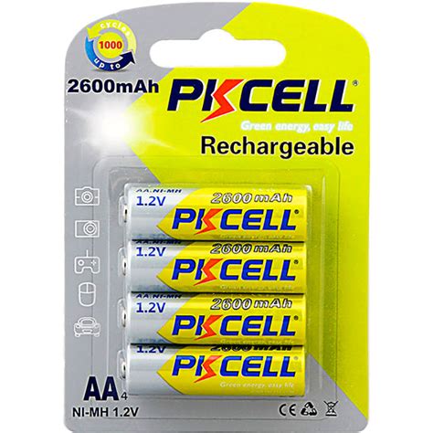 Pkcell V Aa Nimh Rechargeable Battery Pc