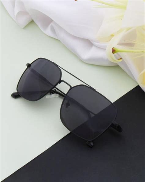 Buy Ts Blk Full Rim Uv Protected Aviators Online At Best Prices In