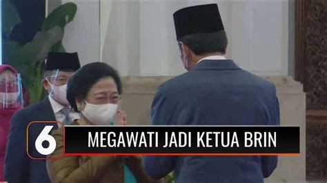 VIDEO Presiden Jokowi Lantik Megawati Jadi Ketua Dewan Pengarah Badan