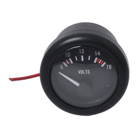 Universal 12V 52mm Marine Voltmeter LED Backlight Waterproof Voltmeter