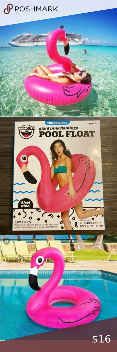 Bigmouth Giant Pink Flamingo Pool Float Pink Flamingo Pool Flamingo Pool Float Pink Flamingos