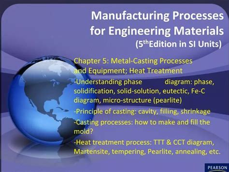 PPT Manufacturing Processes For Engineering Materials 5th Edition In