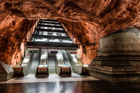 Stockholm Tunnelbana photo series