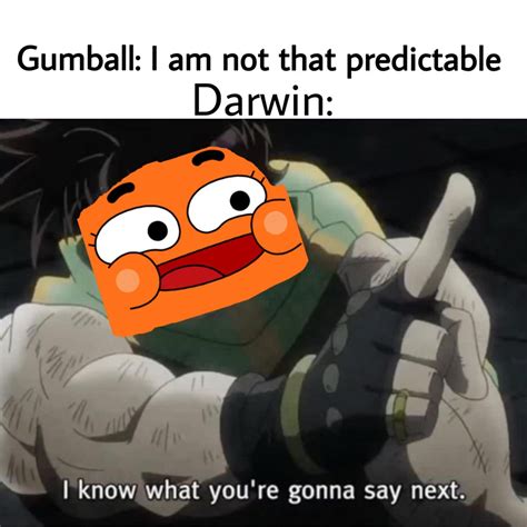 The Hug Gumball When darwin taunts gumball about how predictable he is ...