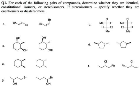 Constitutional Isomers Vs Stereoisomers