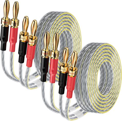 Amazon Monoprice 134311 Premium Braided Speaker Wire 14AWG