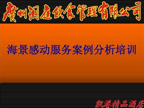 海景感动服务案列分析word文档在线阅读与下载无忧文档