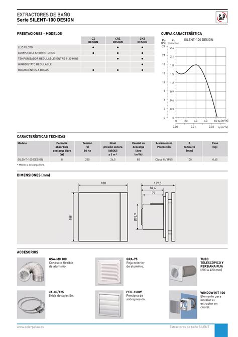 Extractor Para Ba O Ultrasilencioso Silent Crz Design S P Ct