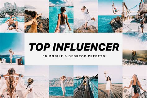 顶级网红LR预设 旅拍视频剪辑LUT预设 50 Top Influencer Lightroom LUT 摄视觉