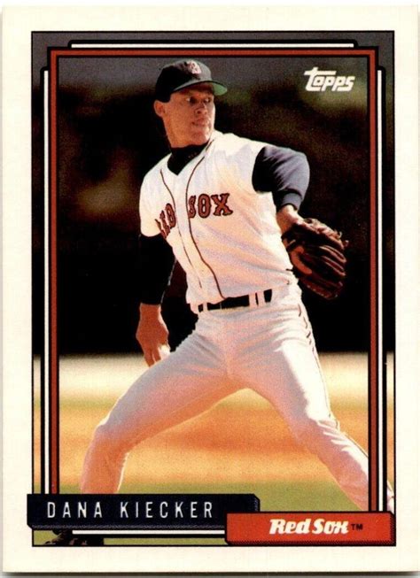 Dana Kiecker 163 Prices 1992 Topps Baseball Cards