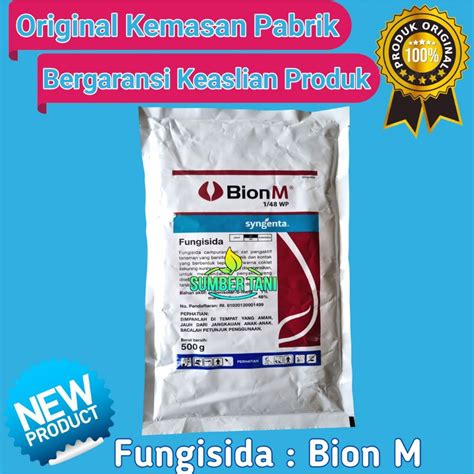 Jual FUNGISIDA SISTEMIK KONTAK BION M 1 48WP 500 GRAM SYNGENTA