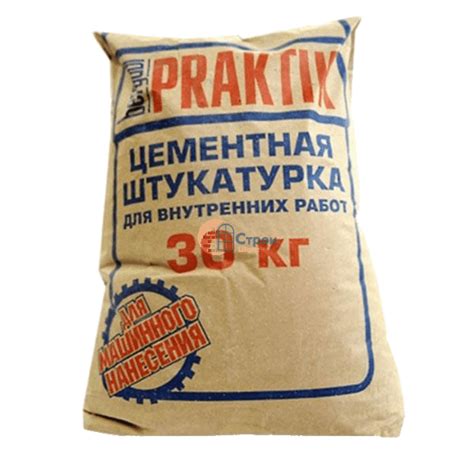 Штукатурка Практик (Praktik) цементная внутренняя финишная серая ручная ...