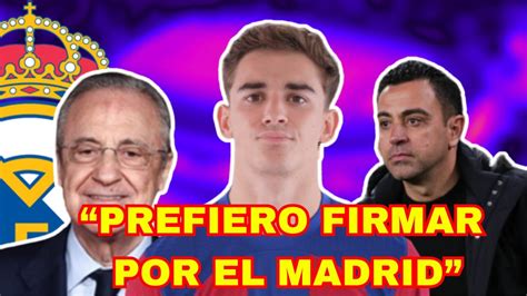 Prefiero Firmar Por El Madrid Xavi Le Quiere Fichar Para Sustituir A