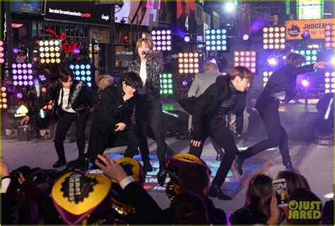 Bts Rule The Stage On New Year S Rockin Eve Photo