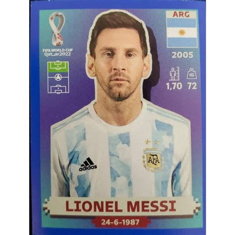 Lionel Messi Blue Parallel Fifa World Cup Depop