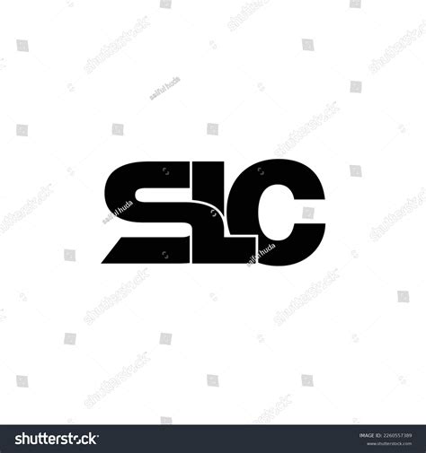 Slc Letter Monogram Logo Design Vector Stock Vector (Royalty Free ...