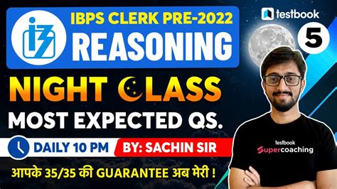 IBPS Clerk Pre 2022 Reasoning Most Expected Questions For IBPS Clerk