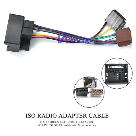 New Car Iso Stereo Radio Wiring Harness Lead Adaptor Cable Loom For