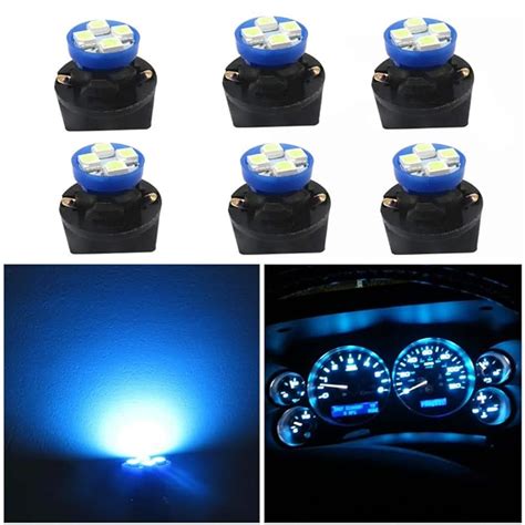 Buy Wljh Pcs Ice Blue T Smd Led Bulb Lights Instrument Panel