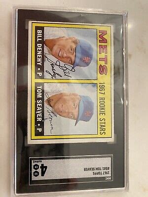 1967 TOPPS 581 BILL DENEHY TOM SEAVER RC SGC 4 VG EX METS ROOKIES EBay