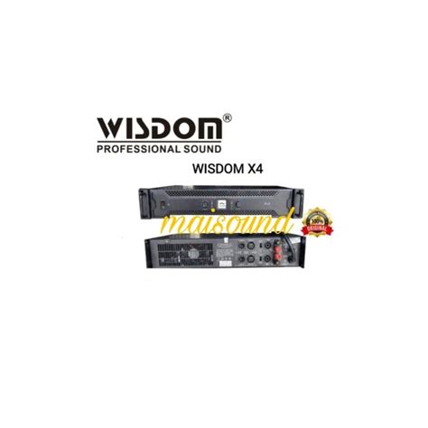 Jual Power Wisdom X Original Power Amplifier Wisdom X Shopee Indonesia