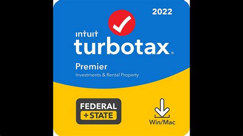 New 2023 Amazon Turbotax Premier 2022 Tax Software Federal And State