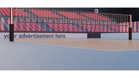 3D Model Volleyball Arena - TurboSquid 2214814