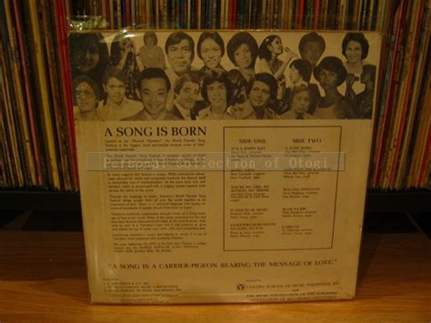 My OPM LP Collection Various Artist World Popular Song Festival 77