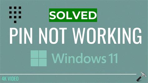 Solved Pin Not Working In Windows Youtube