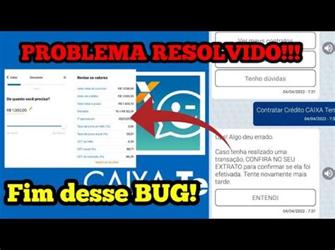 Caixa Tem Ops Algo Deu Errado Aprenda A Resolver Youtube