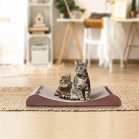 Scratchme Triangle Cat Scratch Post And Scratching Board Prevents