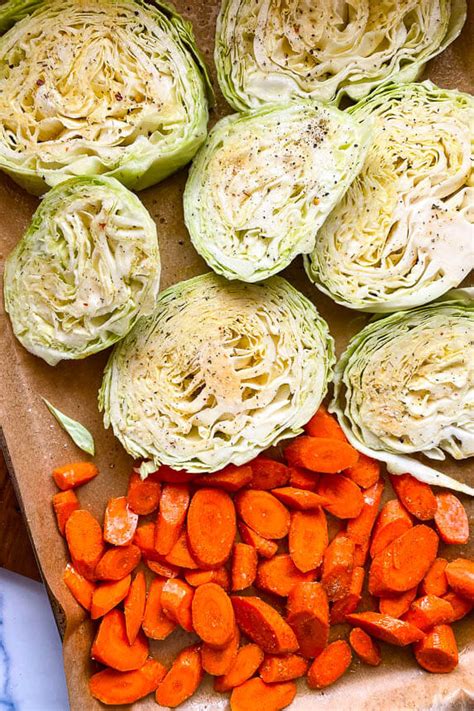 Roasted Cabbage And Carrots The Skinnyish Dish