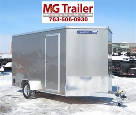 Aluma 7'x12' Aluminum Enclosed Trailer - 2 Motorcycle Hauler! - $6595 ...