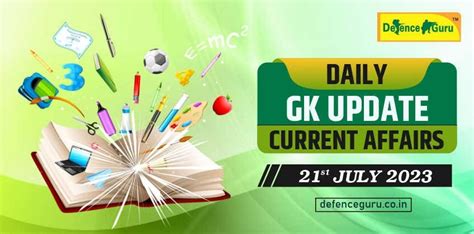 Daily Gk Update St July Current Affairs