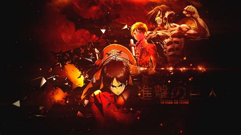 🔥 [30+] Red Attack On Titan Wallpapers | WallpaperSafari