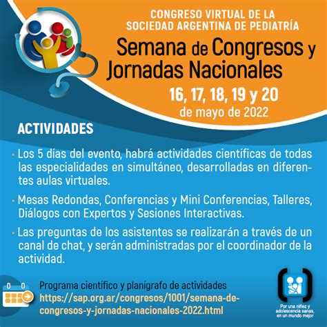 Semana De Congresos Y Jornadas Nacionales 2022 De La Sociedad Argentina