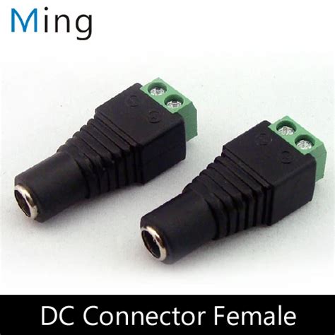 Female Dc Connector Of Led Strip Led Module To Connect Two Wires And Dc Power Adapter In