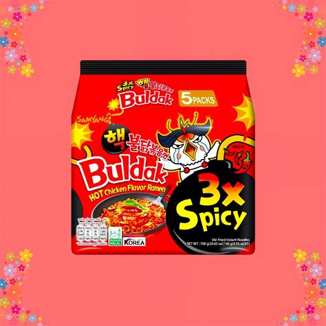 Samyang Hot Chicken Flavor Ramen X Spicy Buldak Halal Full Loose Shopee Malaysia
