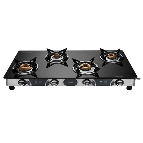 Preethi Bluflame Jumbo Max Glass Top Gas Stove 4 Burner