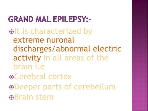 GRAND MAL EPILEPSY