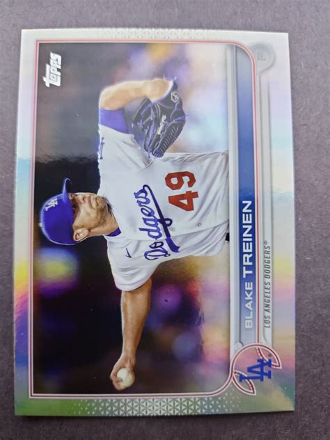 Topps Update Blake Treinen Rainbow Foil Us Ebay