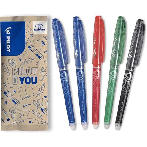 Pilot Lot De 5 Stylos Roller FriXion Point Stylo Gel Roller