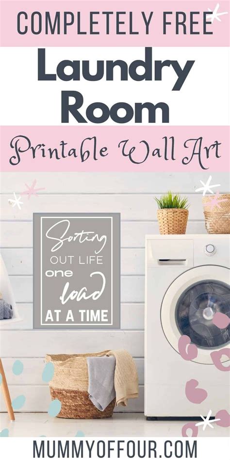 Free Laundry Room Printable Signs Mummy Of Four Laundry Room