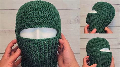 TEJIENDO UN GORRO PASAMONTAÑAS A CROCHET crochet tejido knitting