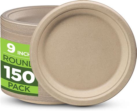 Amazon Greenworks Inch And Inch Heavy Duty Compostable Plates