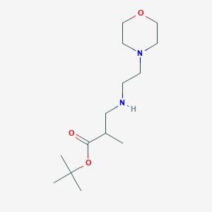 Tert Butyl 2 Methyl 3 2 Morpholin 4 Yl Ethyl Amino Propanoate