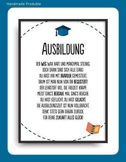 Geschenk Karte AUSBILDUNG Kunstdruck Azubi Abschluss Prüfung bestanden