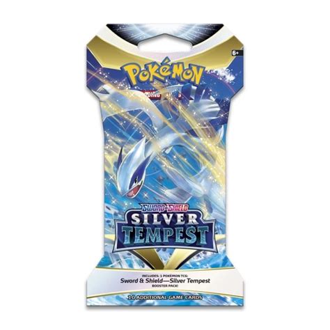 Pokémon Tcg Sword And Shield Silver Tempest Sleeved Booster Pack 10