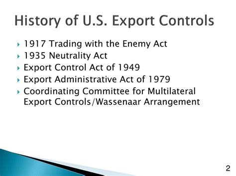 Ppt Export And Re Export Controls Powerpoint Presentation Free